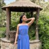 Linen Blue Long Dress