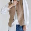 Velvet Vest | Brown