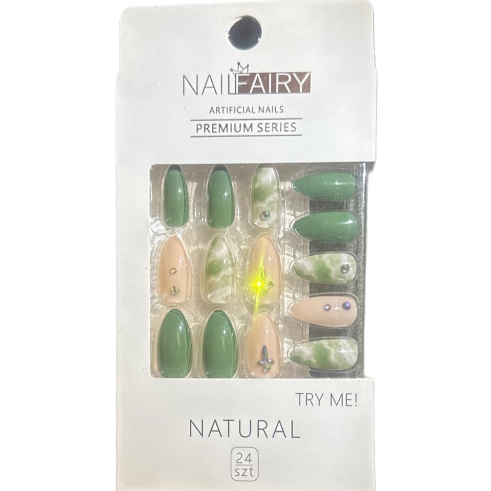 أظافر نيل فيري ٩ دراجات مختلفه 24 قطعة Nail fairy 24 Piece - Image 4