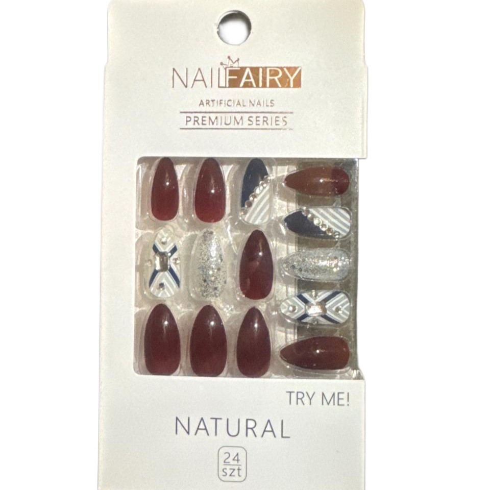أظافر نيل فيري ٩ دراجات مختلفه 24 قطعة Nail fairy 24 Piece - Image 7