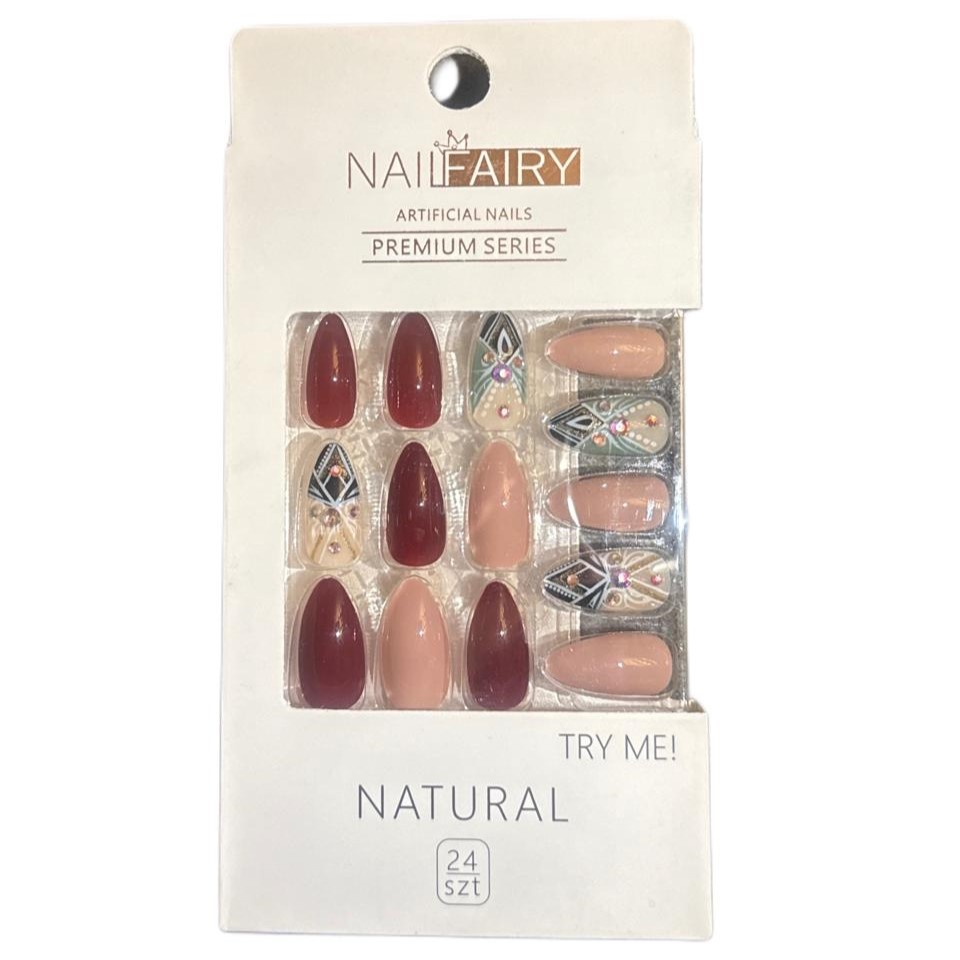 أظافر نيل فيري ٩ دراجات مختلفه 24 قطعة Nail fairy 24 Piece - Image 8