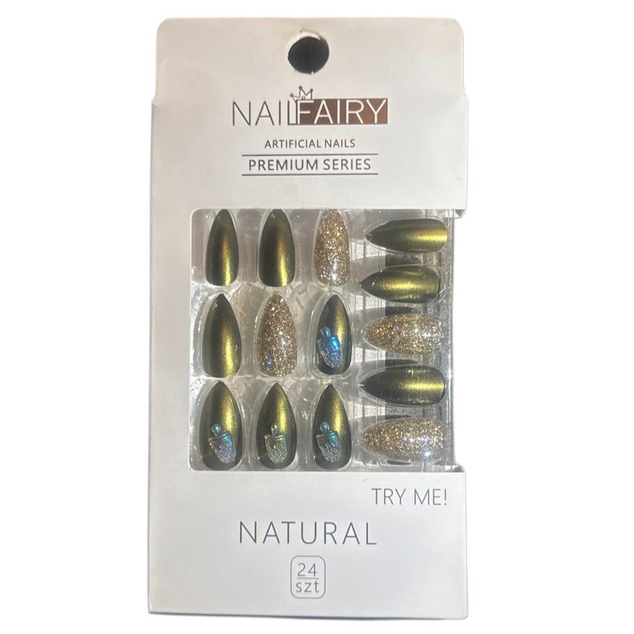 أظافر نيل فيري ٩ دراجات مختلفه 24 قطعة Nail fairy 24 Piece