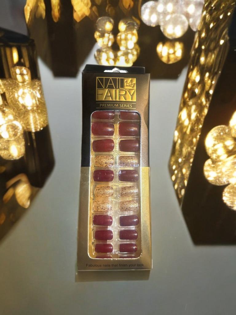 أظافر Nails 24 قطعة Nail fairy 24 Piece