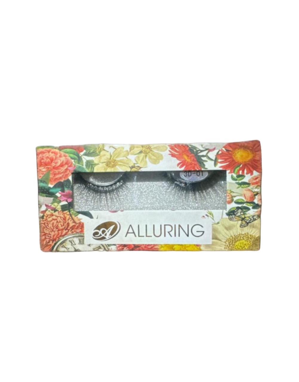 رموش alluring مقاس واحد طبيعيه جدا في العين - Image 2